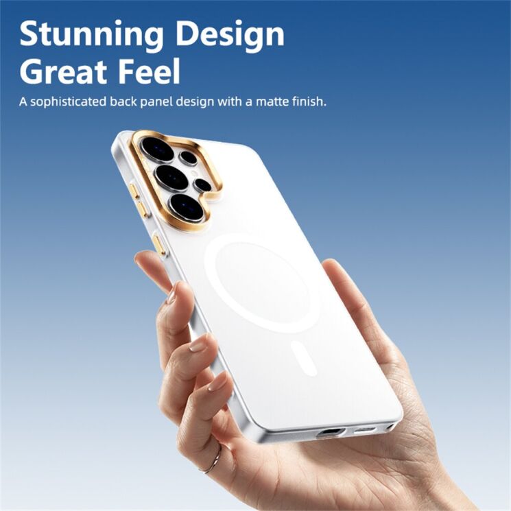 Защитный чехол ABEEL Aero Mag для Samsung Galaxy S26 Ultra (S948) - White: фото 5 из 6