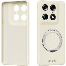 Защитный чехол ABEEL Lyra Skin Kickstand with MagSafe для Motorola Signature - Beige: фото 1 из 7