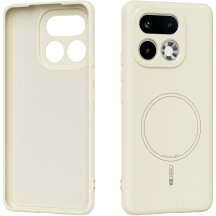 Защитный чехол ABEEL Lyra Skin with MagSafe для Realme 16 Pro Plus - Beige: фото 1 из 7