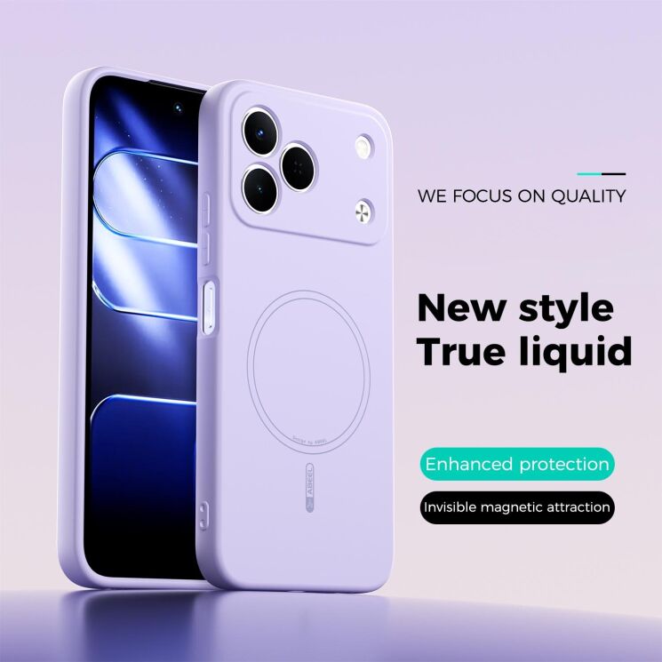 Защитный чехол ABEEL Lyra Skin with MagSafe для TECNO Spark 50 - Purple: фото 2 из 7