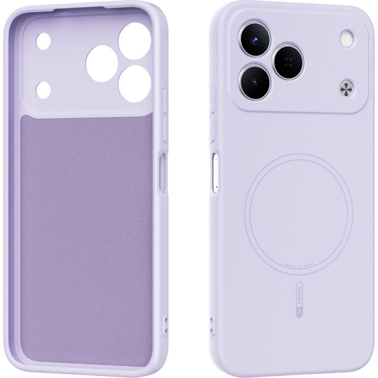 Защитный чехол ABEEL Lyra Skin with MagSafe для TECNO Spark 50 - Purple: фото 1 из 7