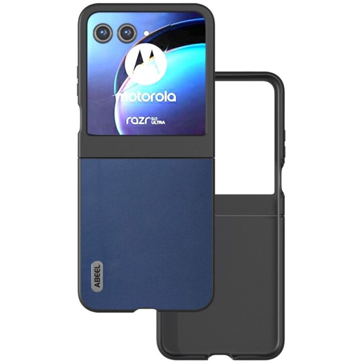 Защитный чехол ABEEL Texture Case для Motorola Razr 50 - Blue: фото 1 из 6