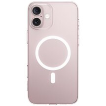 Захисний чохол BASEUS Crystal Magnetic Phone Case для Apple iPhone 16 Plus - Transparent: фото 1 з 4