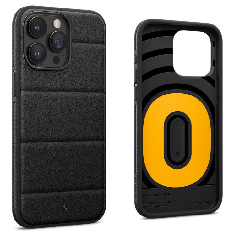 Защитный чехол Caseology Athlex by Spigen для Apple iPhone 15 Pro Max (ACS06623) - Active Black: фото 2 из 15
