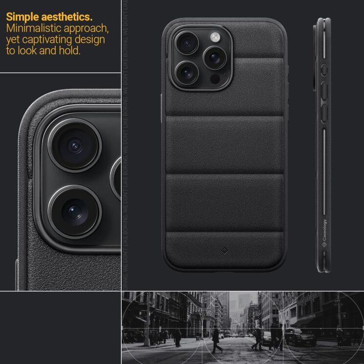 Защитный чехол Caseology Athlex by Spigen для Apple iPhone 15 Pro Max (ACS06623) - Active Black: фото 11 из 15