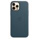 Защитный чехол Copiex Leather Case with MagSafe для Apple iPhone 12 Pro Max - Baltic Blue (254074L). Фото 1 из 5