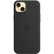 Захисний чохол Copiex Silicone Case with MagSafe для Apple iPhone 15 Plus - Black (339748B)