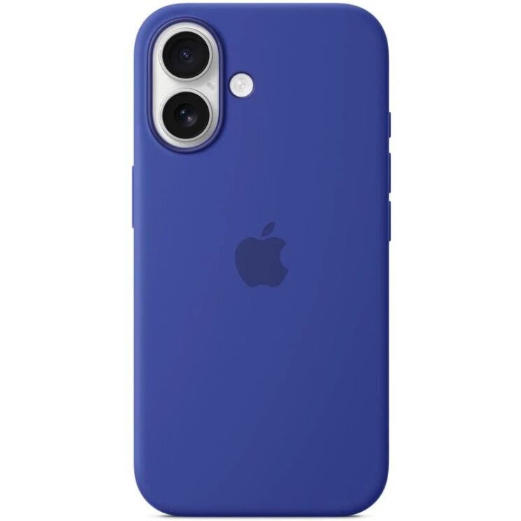 Защитный чехол Copiex Silicone Case with MagSafe для Apple iPhone 16 - Ultramarine: фото 2 из 4