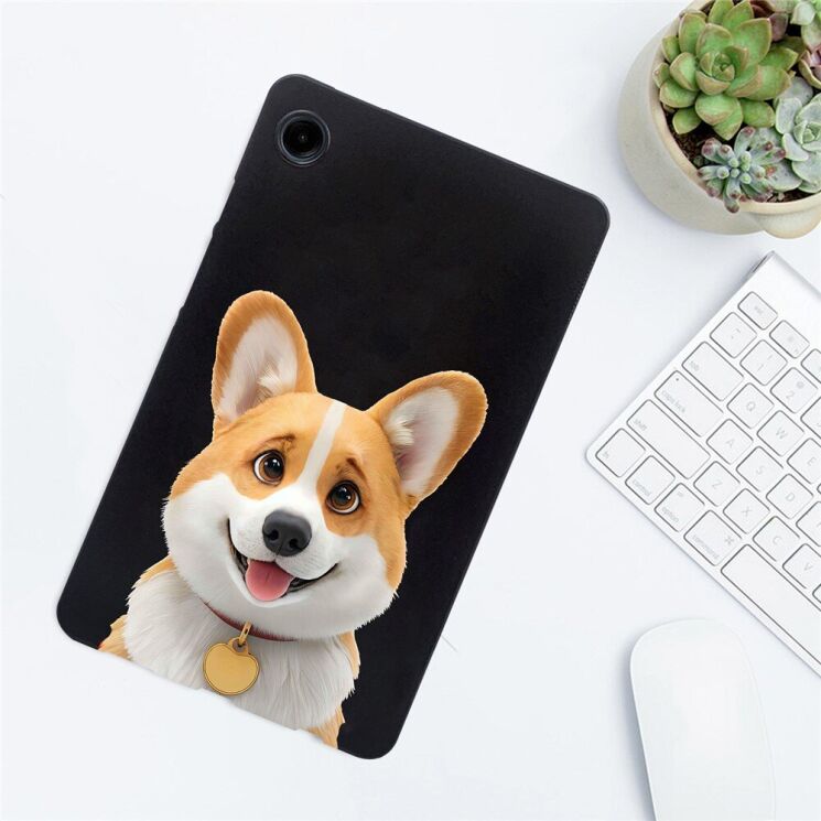 Защитный чехол Deexe Animal Series для Samsung Galaxy Tab A9 (X110/115) - Corgi: фото 3 из 7