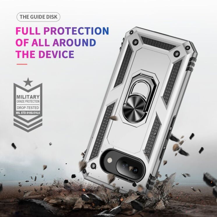 Защитный чехол Deexe Armor Case для Google Pixel 9a - Black: фото 5 из 7