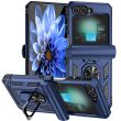 Защитный чехол Deexe Armor Case (FF) для Samsung Galaxy Flip 6 - Blue (357528L)