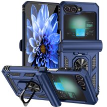 Защитный чехол Deexe Armor Case (FF) для Samsung Galaxy Flip 6 - Blue: фото 1 из 9