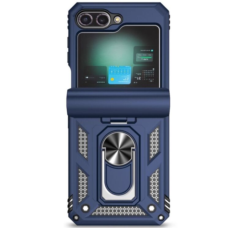 Защитный чехол Deexe Armor Case (FF) для Samsung Galaxy Flip 6 - Blue: фото 2 из 9