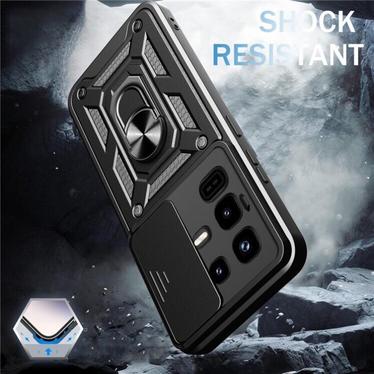 Защитный чехол Deexe Armor Shield для Infinix Note 50 Pro - Black: фото 5 из 10
