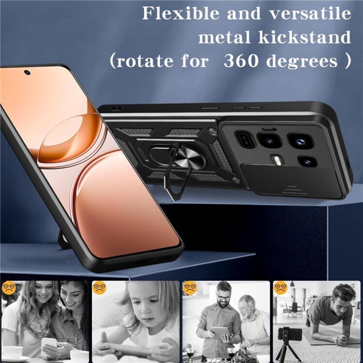 Защитный чехол Deexe Armor Shield для Infinix Note 50 Pro - Black: фото 4 из 10