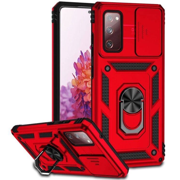Защитный чехол Deexe Armor Shield для Samsung Galaxy S20 FE (G780) - Red: фото 1 из 9