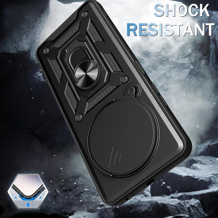 Захисний чохол Deexe Armor Shield для ZTE Nubia Focus - Black: фото 6 з 11