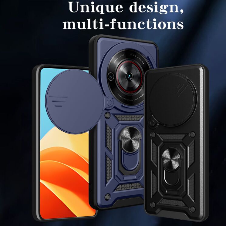 Захисний чохол Deexe Armor Shield для ZTE Nubia Focus - Black: фото 2 з 11