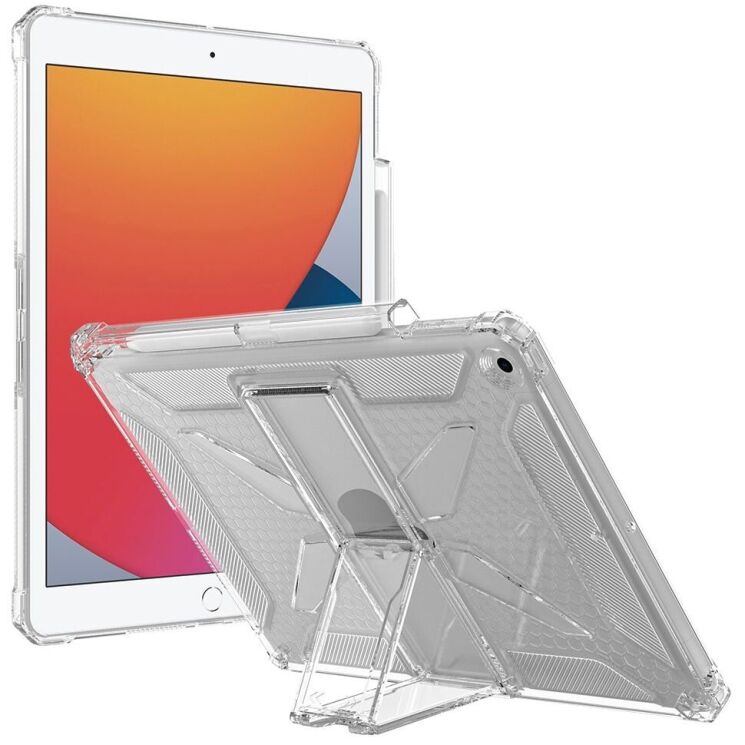 Защитный чехол Deexe Astro Deck для Apple iPad 10.2 7/8/9 Gen (2019/2020/2021) \ iPad Air 3 10.5 (2019) - Transparent: фото 3 из 9