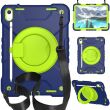 Защитный чехол Deexe Battle Case для Apple iPad 10.9 (2022) / iPad 11 (2025) - Blue / Green (306469LG)