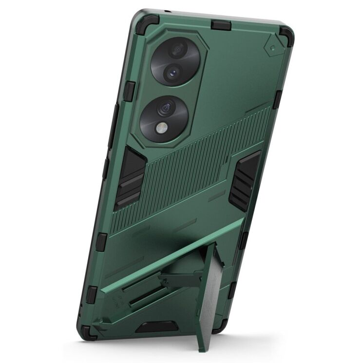 Защитный чехол Deexe Bibercas для Honor 70 - Green: фото 3 из 7