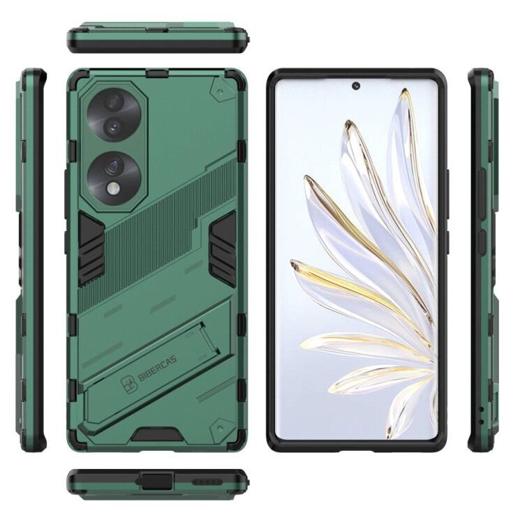 Защитный чехол Deexe Bibercas для Honor 70 - Green: фото 7 из 7