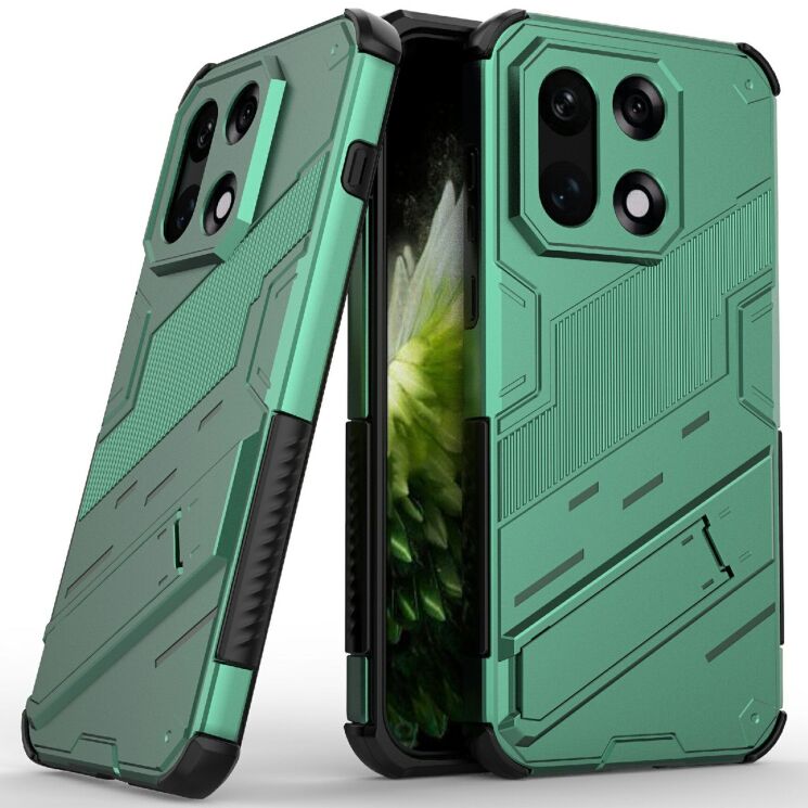 Защитный чехол Deexe Bibercas для OnePlus 15 - Green: фото 2 из 6