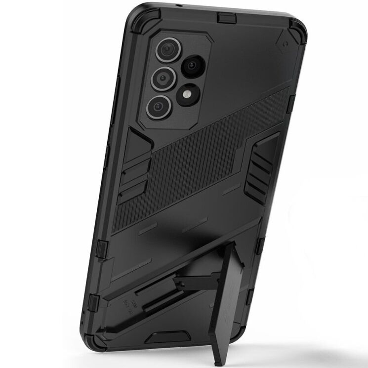 Защитный чехол Deexe Bibercas для Samsung Galaxy A52 (A525) / A52s (A528) - Black: фото 3 из 11