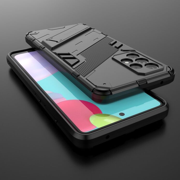Защитный чехол Deexe Bibercas для Samsung Galaxy A52 (A525) / A52s (A528) - Black: фото 7 из 11