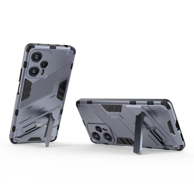 Защитный чехол Deexe Bibercas для Xiaomi Poco F5 / Redmi Note 12 Turbo - Dark Blue: фото 3 из 8