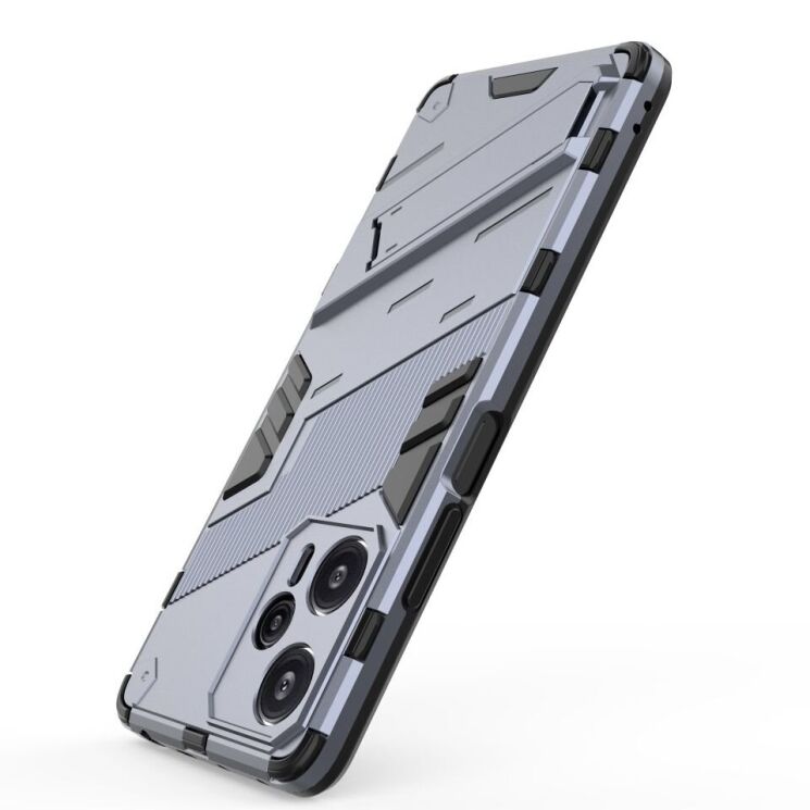 Защитный чехол Deexe Bibercas для Xiaomi Poco F5 / Redmi Note 12 Turbo - Dark Blue: фото 4 из 8