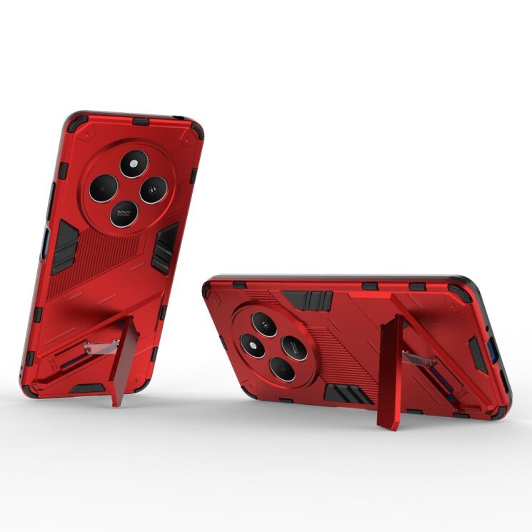 Защитный чехол Deexe Bibercas для Xiaomi Redmi 14C / Redmi A4 5G / Poco C75 - Red: фото 4 из 8