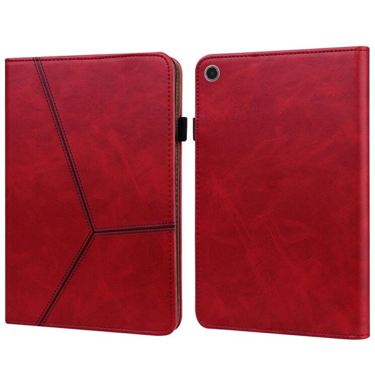 Защитный чехол Deexe Business Cover для Lenovo Tab Plus - Red: фото 1 из 12