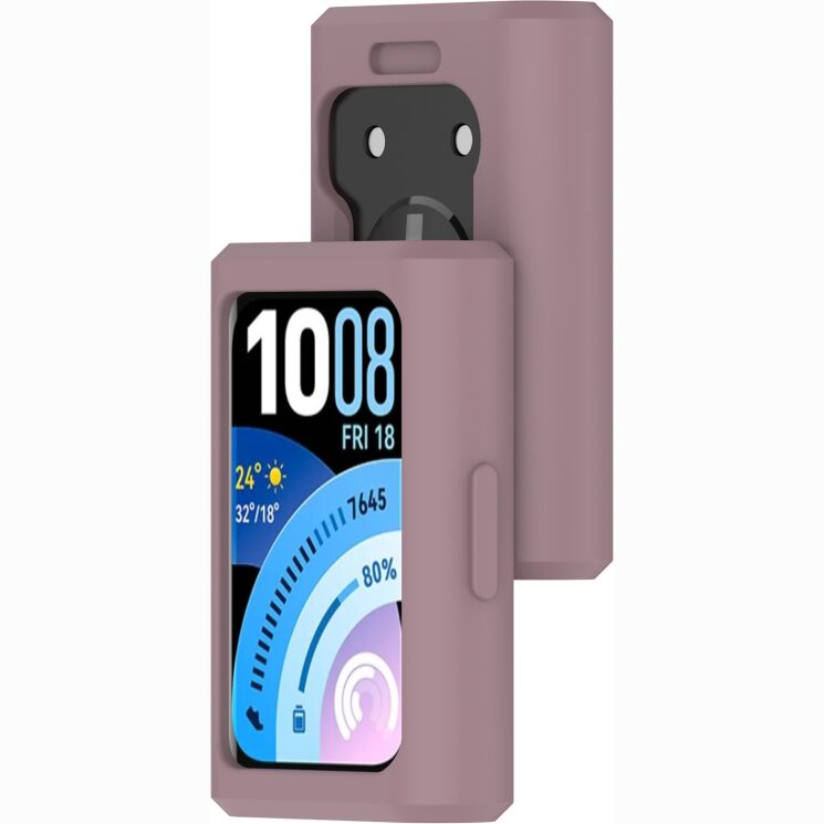 Защитный чехол Deexe Color Frame для Huawei Band 11 Pro - Smoky Purple: фото 6 из 8