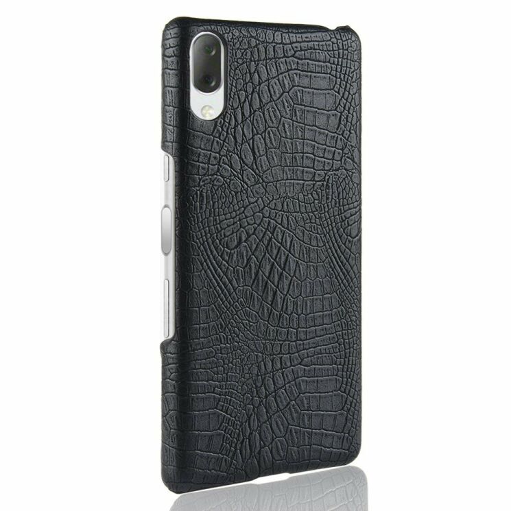 Защитный чехол Deexe Croco Style для Sony Xperia L3 - Black: фото 4 из 4