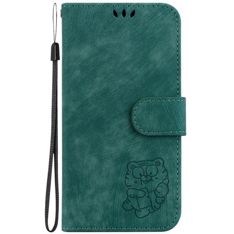 Защитный чехол Deexe Cute Tiger (FP) для Motorola Moto G24 / G04 / G04s / E14 - Green: фото 4 из 10
