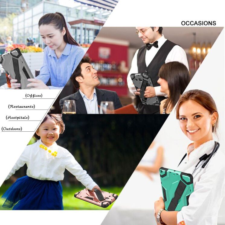 Захисний чохол Deexe Defender Case для Huawei MatePad 10.4 (2020/2022) - Black: фото 19 з 20