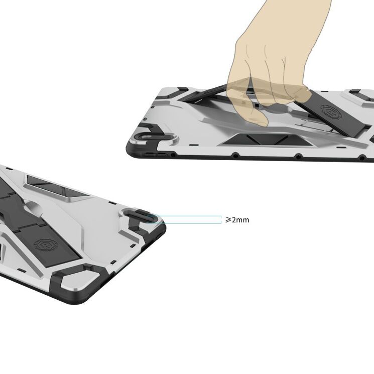 Захисний чохол Deexe Defender Case для Huawei MatePad 10.4 (2020/2022) - Black: фото 14 з 20