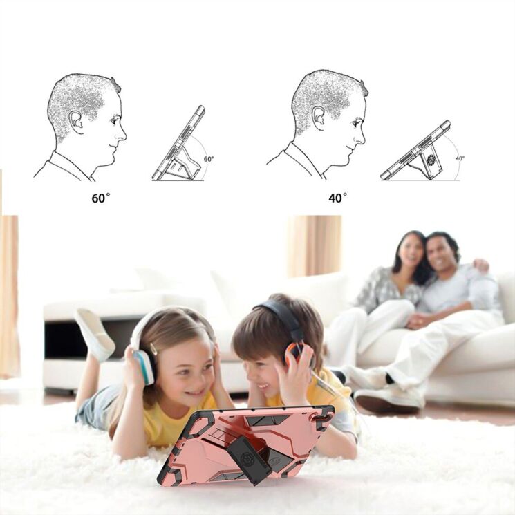 Захисний чохол Deexe Defender Case для Huawei MatePad 10.4 (2020/2022) - Black: фото 16 з 20