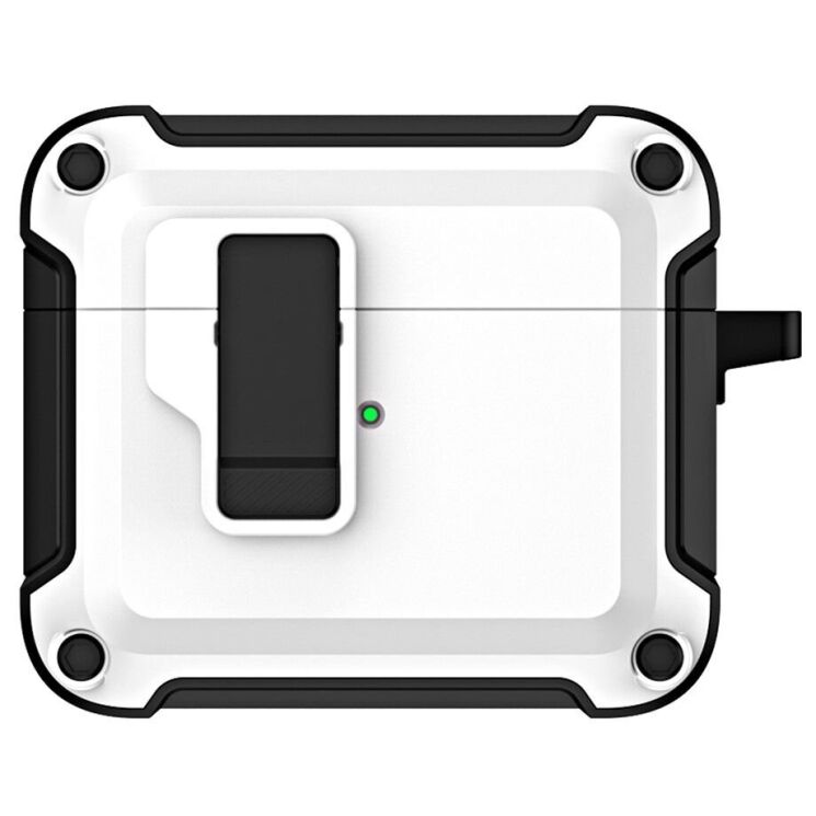 Защитный чехол Deexe Defender Pro для Apple AirPods 4 - White: фото 2 из 10