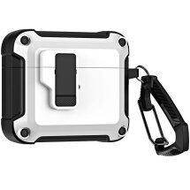 Защитный чехол Deexe Defender Pro для Apple AirPods 4 - White: фото 1 из 10