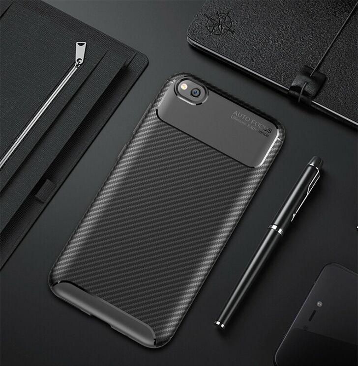 Защитный чехол Deexe Fusion для Xiaomi Redmi Go - Black: фото 2 из 11