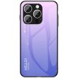 Захисний чохол Deexe Gradient Color для iPhone 16 Pro - Pink / Purple (360573PV)