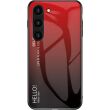 Защитный чехол Deexe Gradient Color для Samsung Galaxy S23 - Red / Black (318020BR)