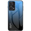 Защитный чехол Deexe Gradient Color для Xiaomi Poco F5 / Redmi Note 12 Turbo - Black / Blue (327327BL)