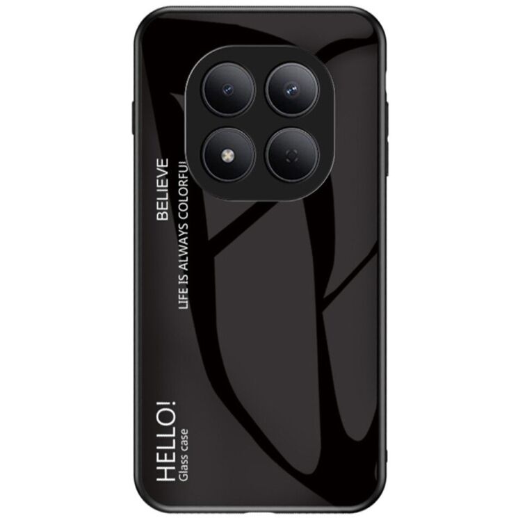 Защитный чехол Deexe Gradient Color для Xiaomi Redmi Note 15 Pro 5G - Black: фото 1 из 7