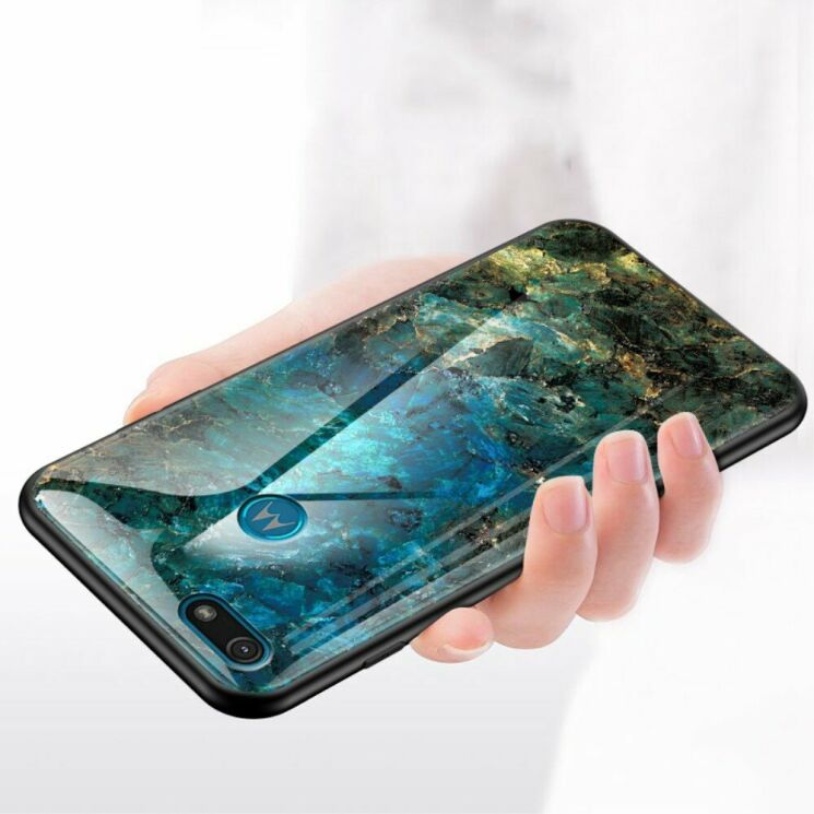 Захисний чохол Deexe Gradient Pattern для Motorola Moto E6 Play (XT2029) - Black / Gold: фото 8 з 9