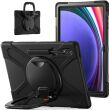 Захисний чохол Deexe Hand Grip для Samsung Galaxy S9 Ultra / Tab S10 Ultra (X910/916/920/926) - Black (332917B)