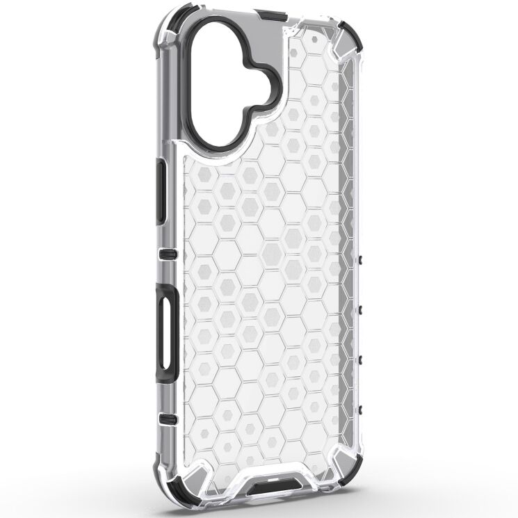 Защитный чехол Deexe Honeycomb Series для Apple iPhone 17 - Grey: фото 3 из 8