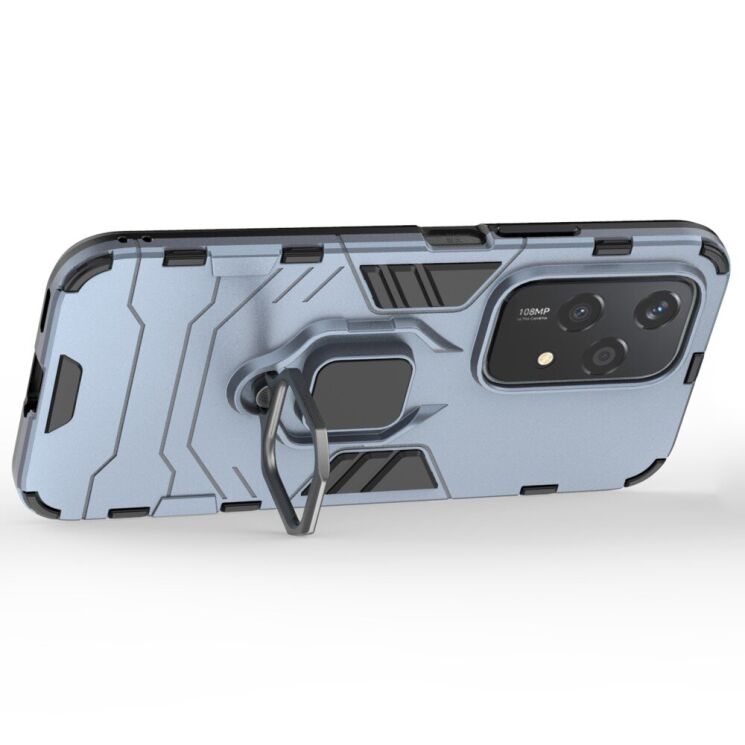 Защитный чехол Deexe Hybrid Case для Honor 200 Lite - Blue: фото 3 из 6